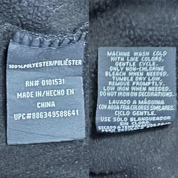 Star Wars Black Gray Stripes Long Sleeve Drawstring Hoodie Kangaroo Pocket Large - Picture 4 of 16